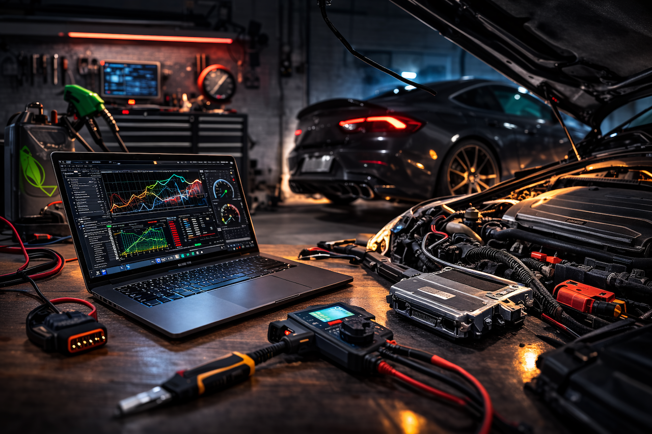 Spécialiste en électronique automobile à Bagneux (92) : Stage 1, conversion éthanol, airbag crash, climatisation, calculateurs Bosch, compteurs